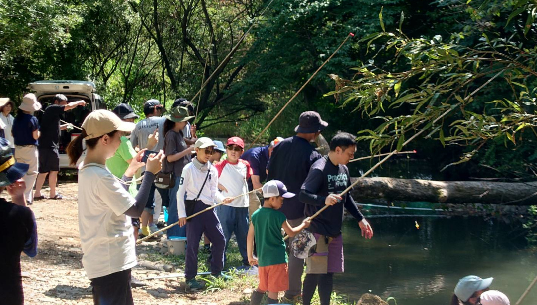 子どもたちの釣りの様子